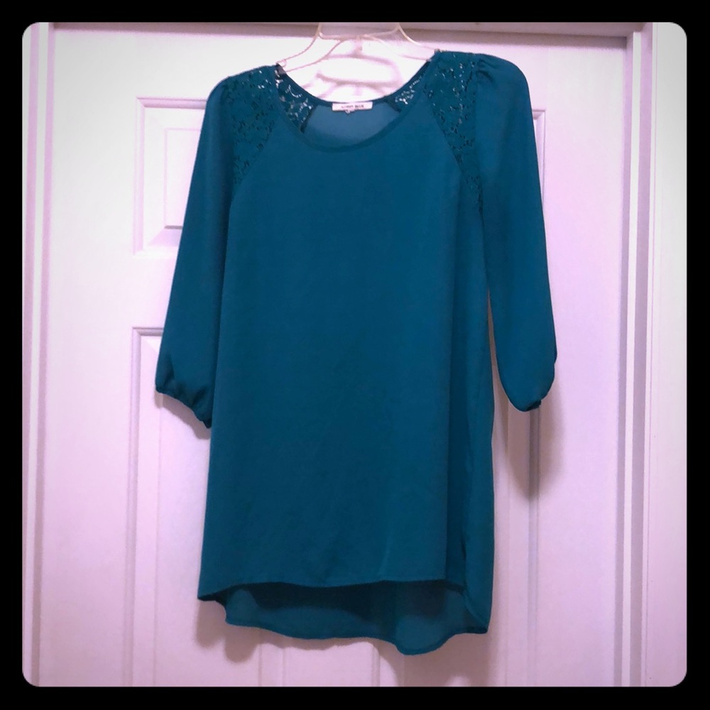 Teal blouse medium